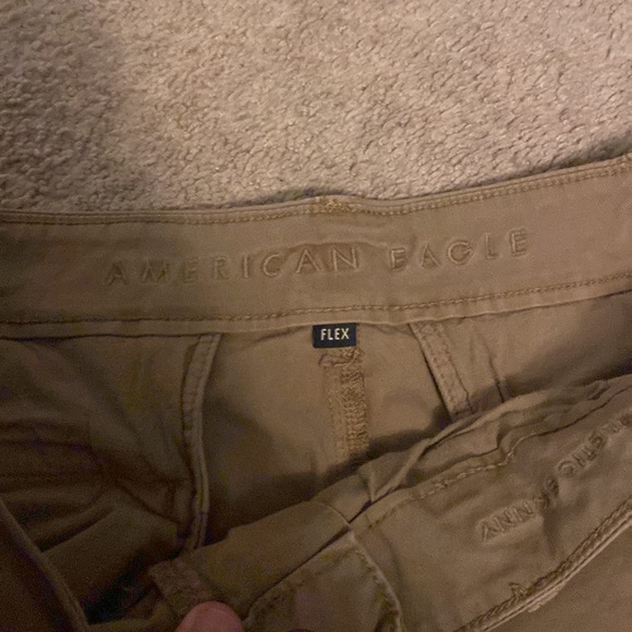 Athletic Skinny American Eagle Khaki Chinos 34 x 34 - Picture 3 of 4